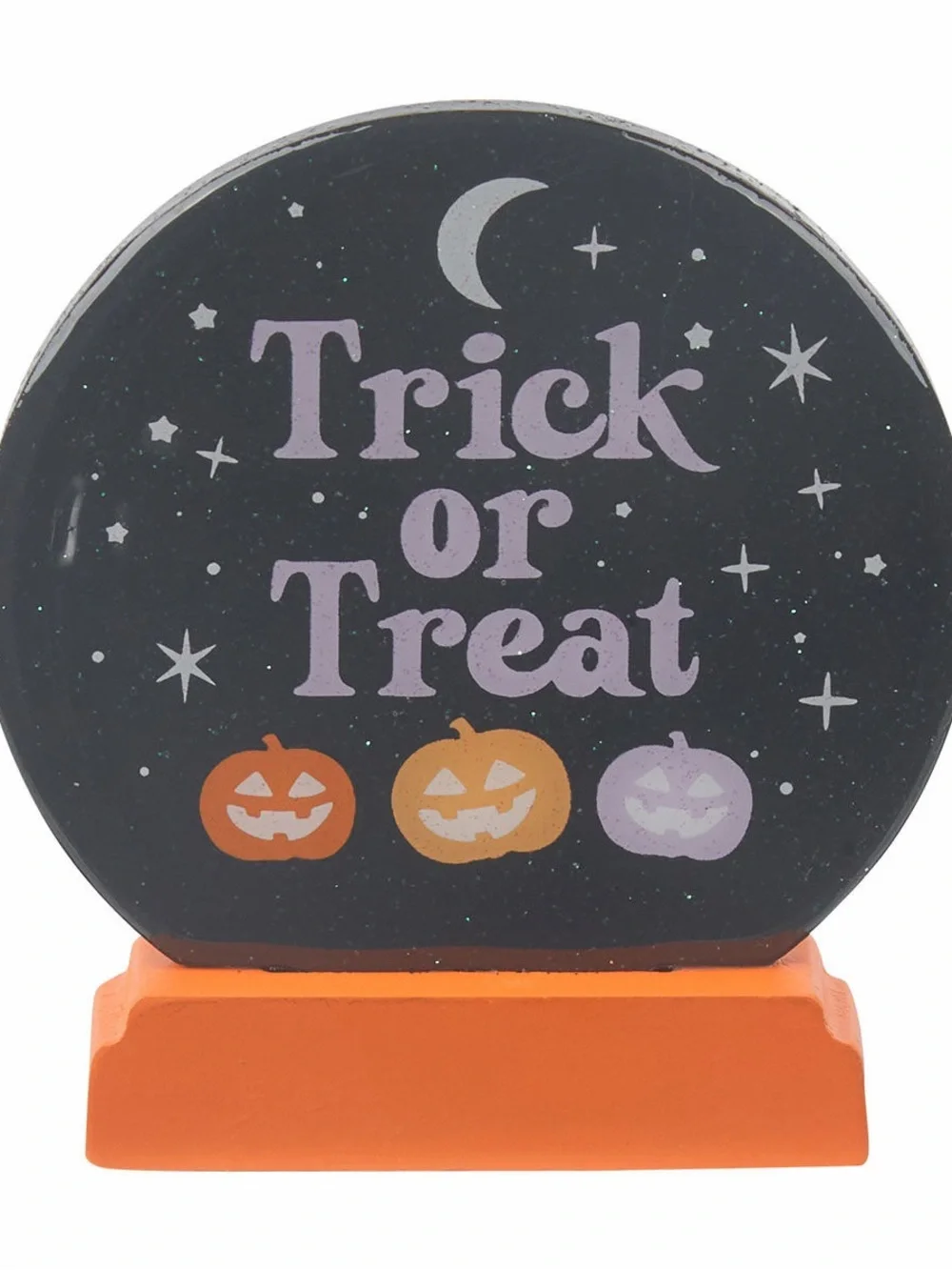 NWT Halloween Crystal Tabletop Ball Decor Set of 3 pieces 🎃🦇💀🔮